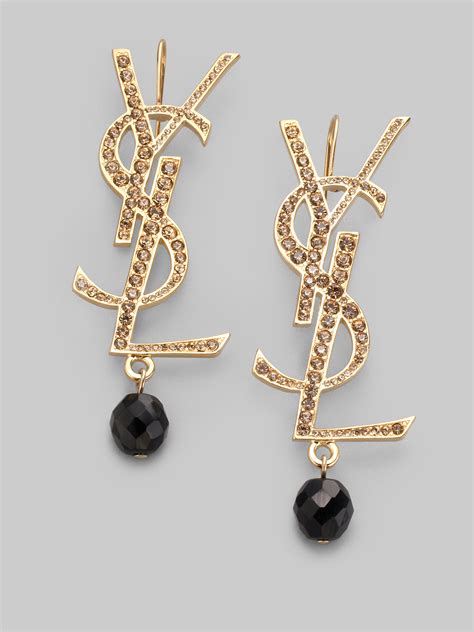 ysl replica earrings|YSL earrings and necklaces.